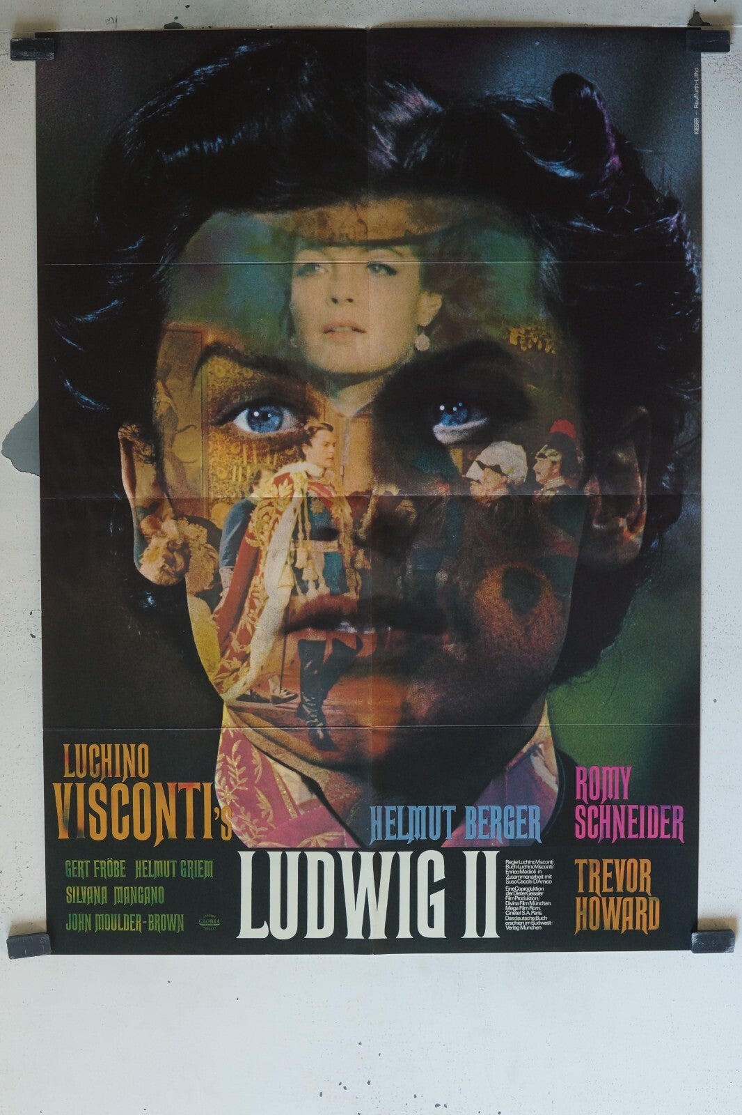 LUDWIG II MOVIE POSTER ORIGINAL (60X80) LUCHINO VISCONTI, ROMY SCHNEIDER