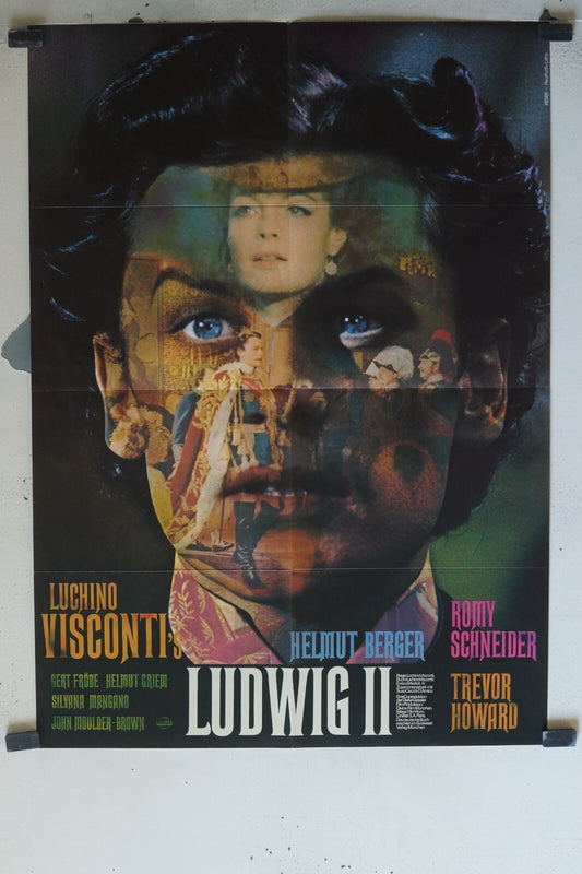 LUDWIG II MOVIE POSTER ORIGINAL (60X80) LUCHINO VISCONTI, ROMY SCHNEIDER