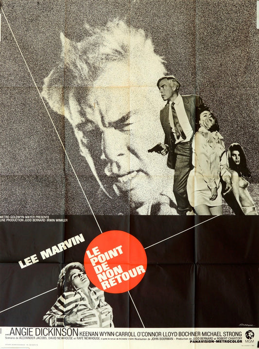 LE POINT DE NON RETOUR LEE MARVIN MOVIE POSTER ORIGINAL