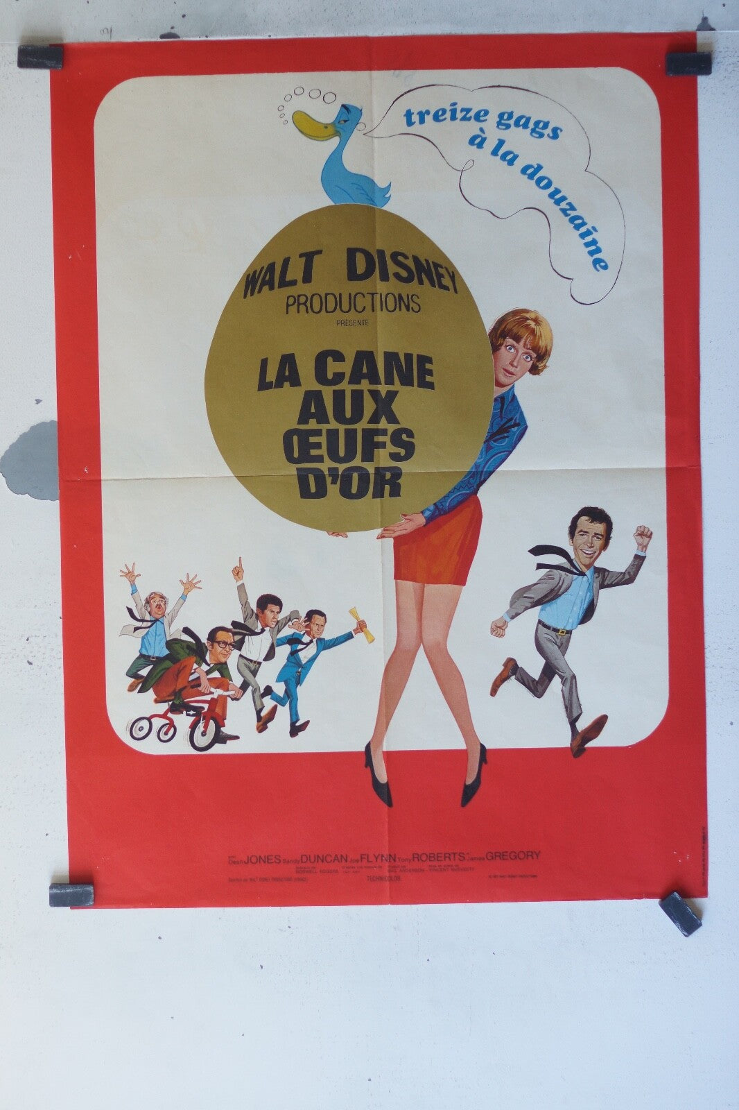 CANE AUX ŒUFS D’OR (LA) Movieposter ORIGINAL 60x80 Dean Jones , Sandy Duncan 
