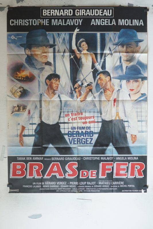 LE BRAS DE FER MOVIE POSTER ORIGINAL 120x160 BERANRD GIRAUDEAU