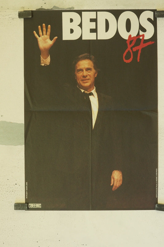 AFFICHE GUY BEDOS 87 70x100 ORIGINAL MOVIE POSTER GUY BEDOS