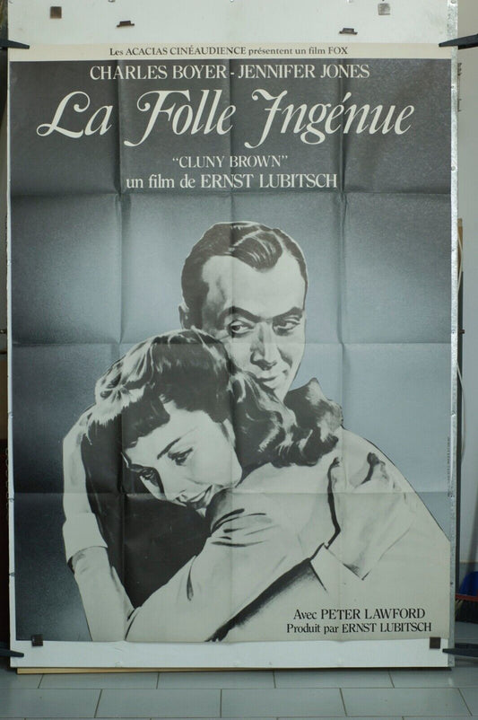 LA FOLLE INGÉNUE Original Movie Poster 120X160 CHARLES BOYER