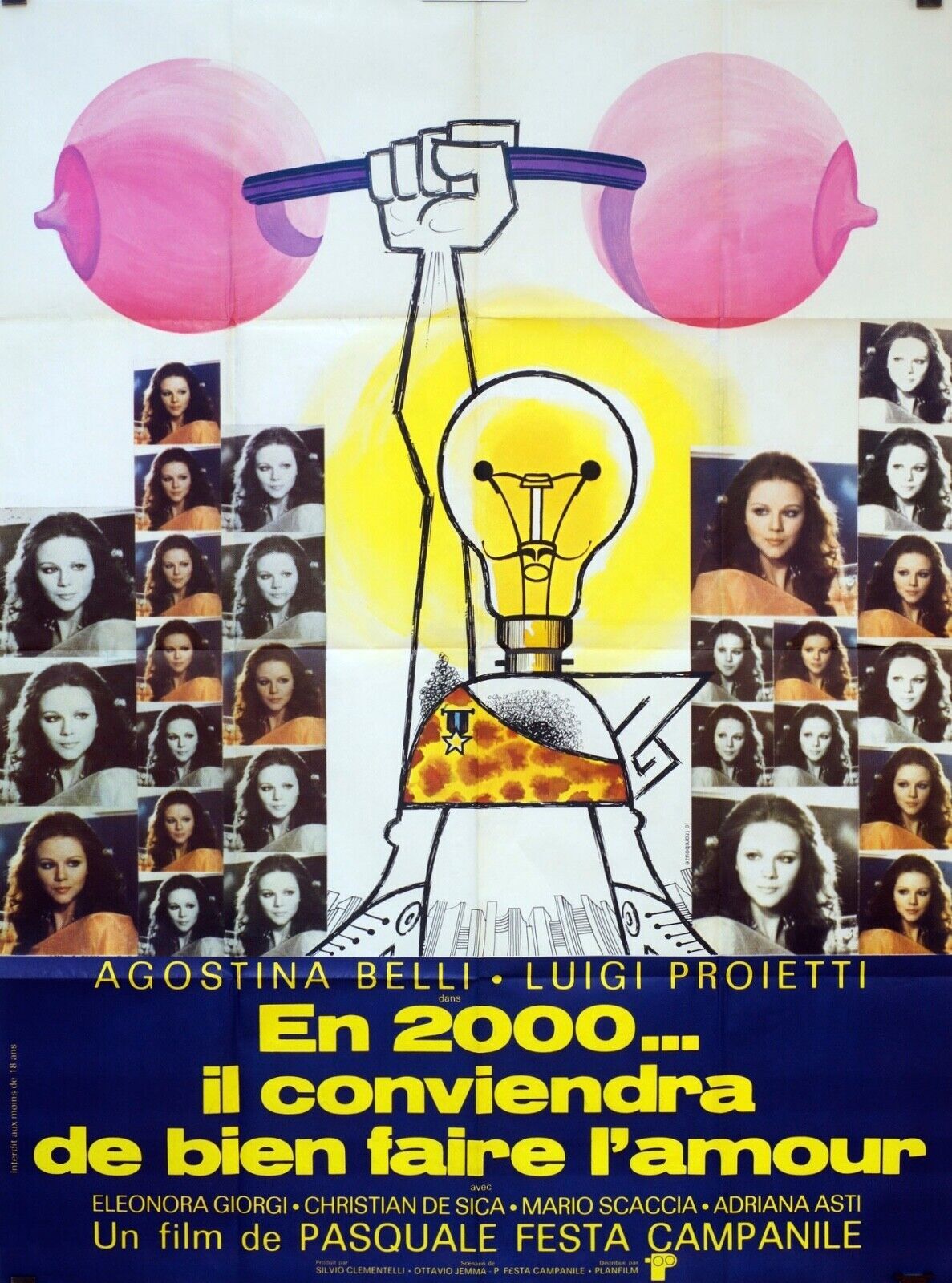 EN 2000…IL CONVIENDRA DE BIEN FAIRE MOVIE POSTER  ORIGINAL 120x160 AGOSTINA BELL