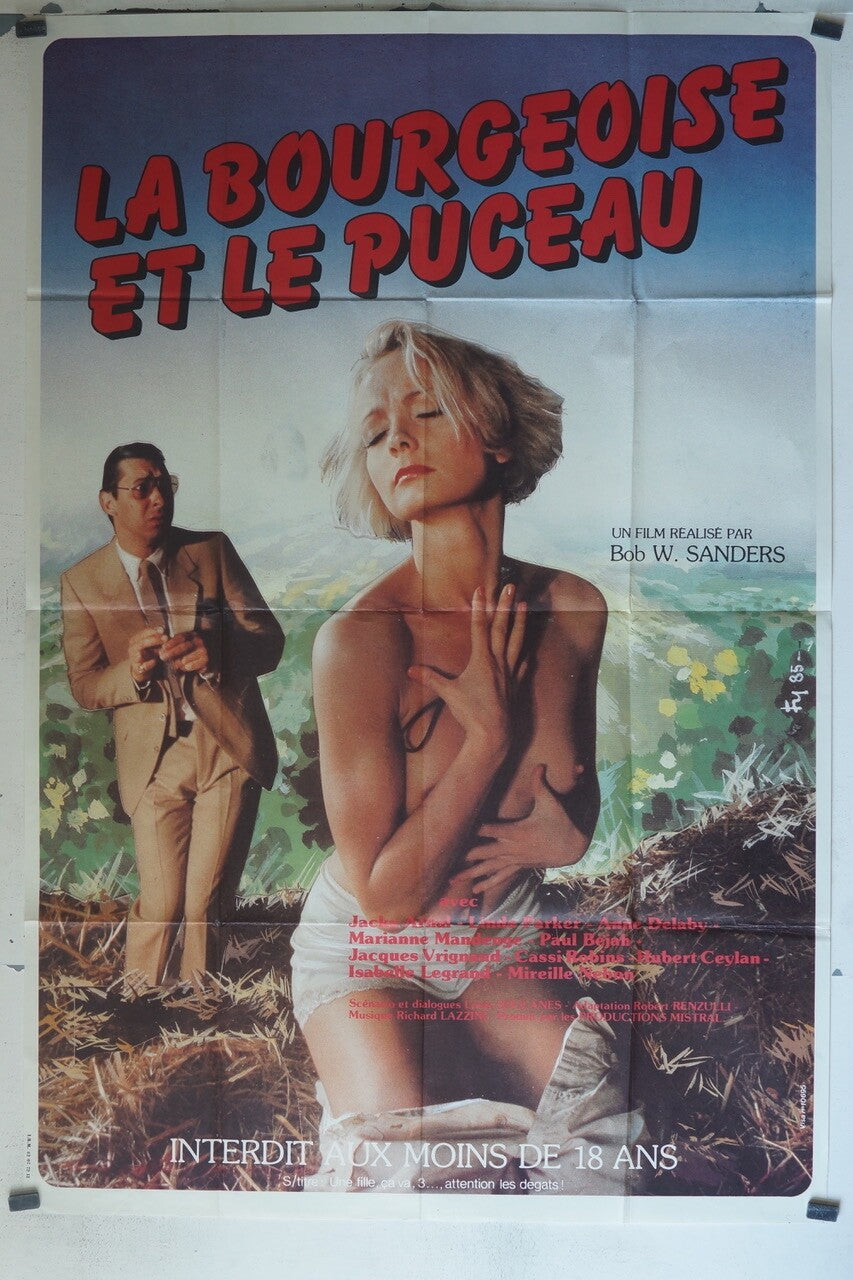 LA BOURGEOISE ET LE PUCEAU, MOVIE POSTER EROTIC, (120X160) BOB W.SANDERS