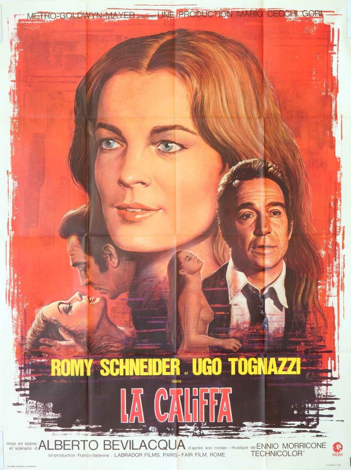 LA CALIFFA ORIGINAL MOVIE POSTER 120x160  Romy Schneider