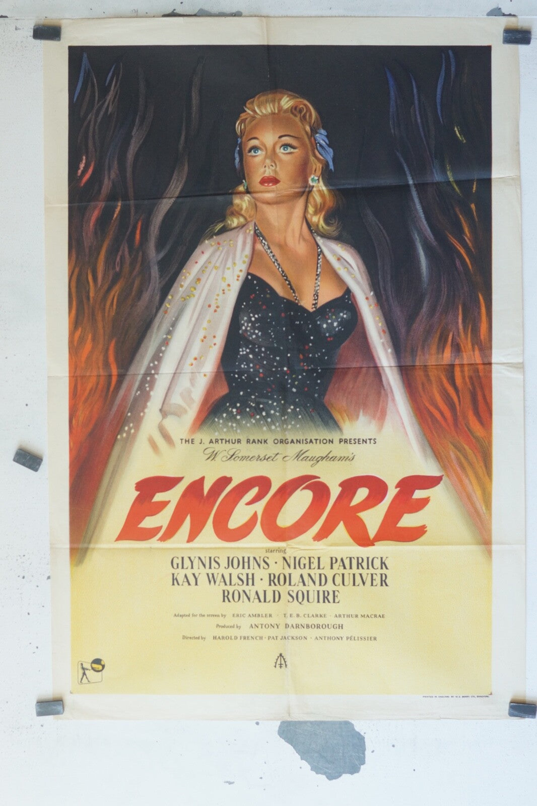 ENCORE, (70x100) ORIGINAL MOVIE POSTER, GLYNIS JOHNS – NIGEL PATRICK