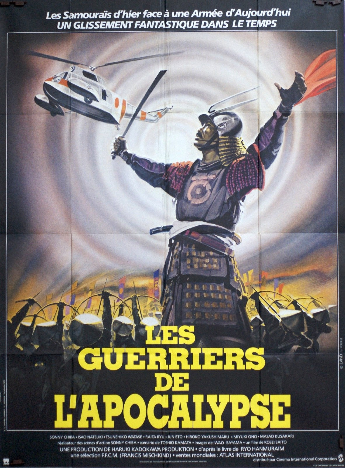LES GUERRIERS DE L’APOCALYPSE BERTRAND TAVERNIER MOVIE POSTER ORIGINAL 120x160