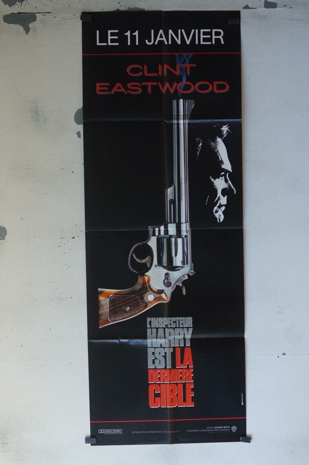 L’INSPECTEUR HARRY EST LA DERNIÈRE CIBLE MOVIE POSTER ORIGINAL 60x160 EASTWOOD