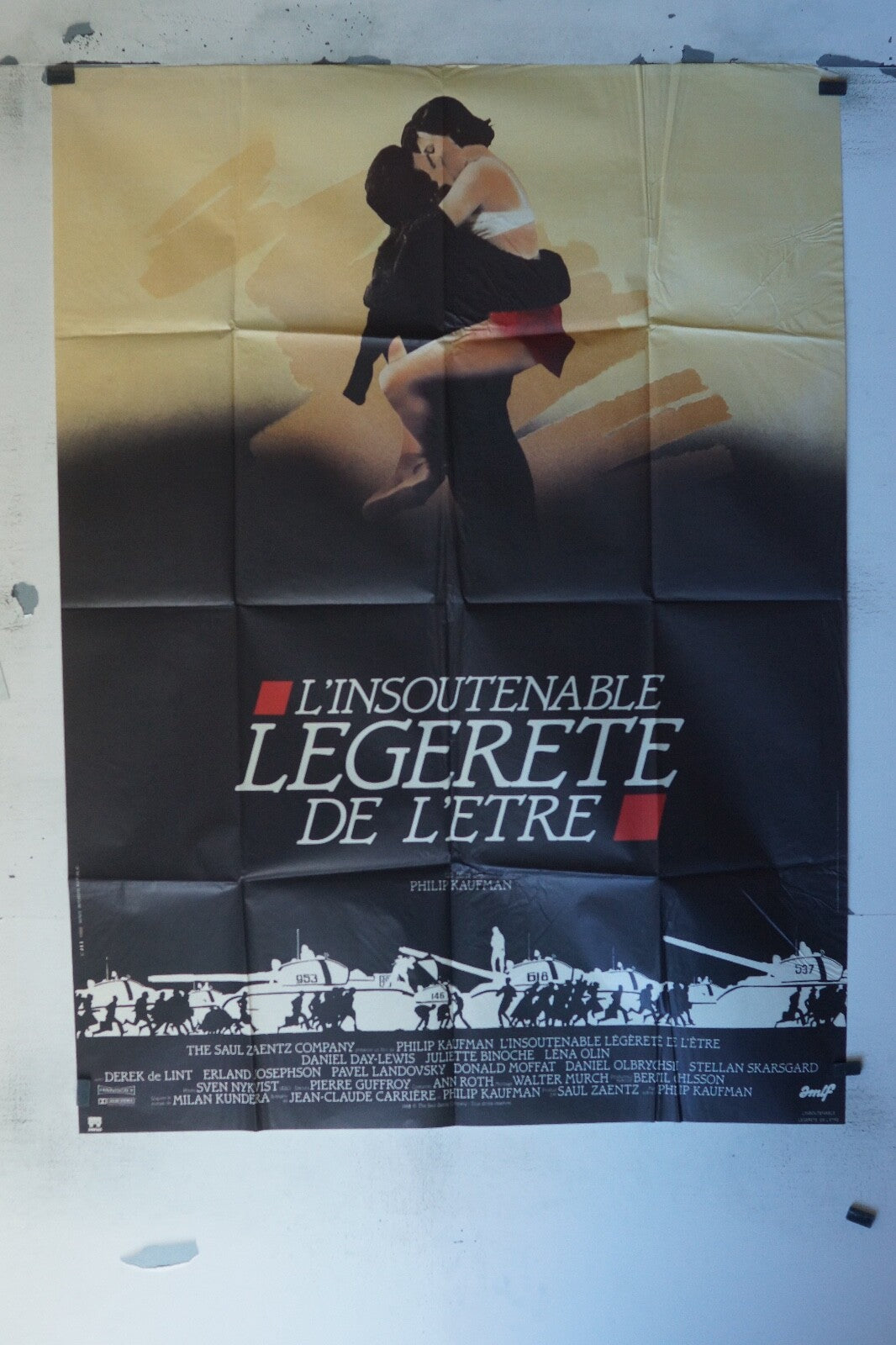 L’INSOUTENABLE LEGERETE DE L’ETRE MOVIE POSTER ORIGINAL 120x160 JULIETTE BINOCHE