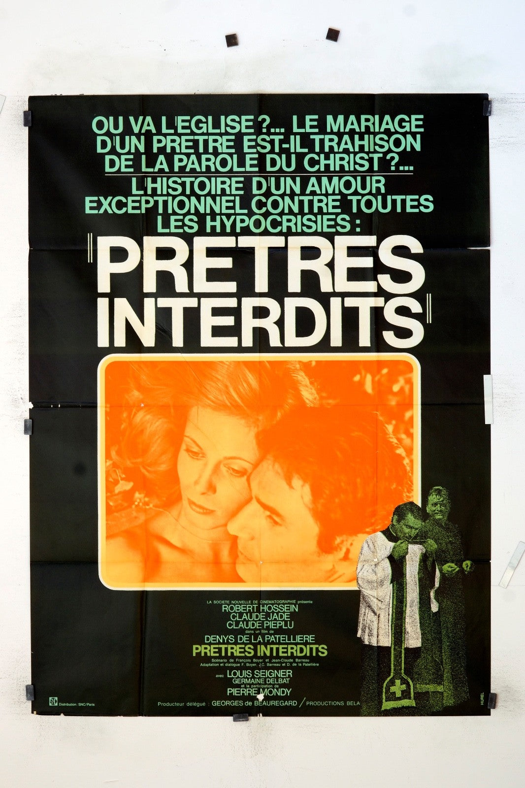 PRETRE INTERDITS ROBERT HOSSEIN MOVIE POSTER 120x160