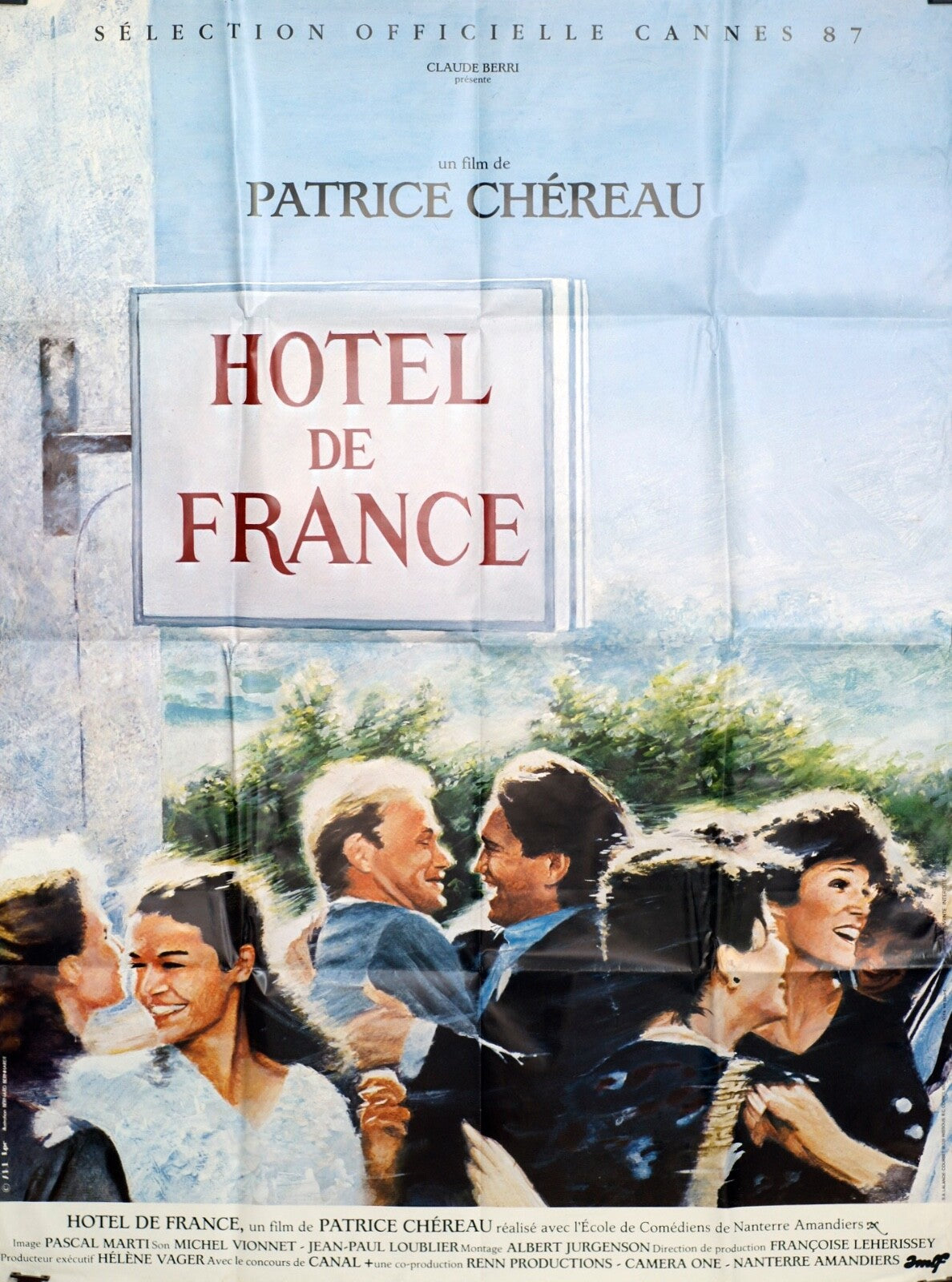 HOTEL DE France MOVIE POSTER ORIGINAL 120x160  PATRICE CHÉREAU