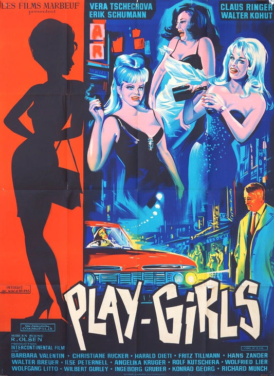 PLAY-GIRLS POSTER ORIGINAL (120x160) VERA TSCHECHOVA