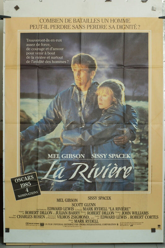 LA RIVIÈRE movie poster ORIGINAL (120x160) MEL GIBSON