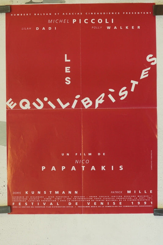 LES ÉQUILIBRISTES ORIGINAL 40x60 MICHEL PICCOLI