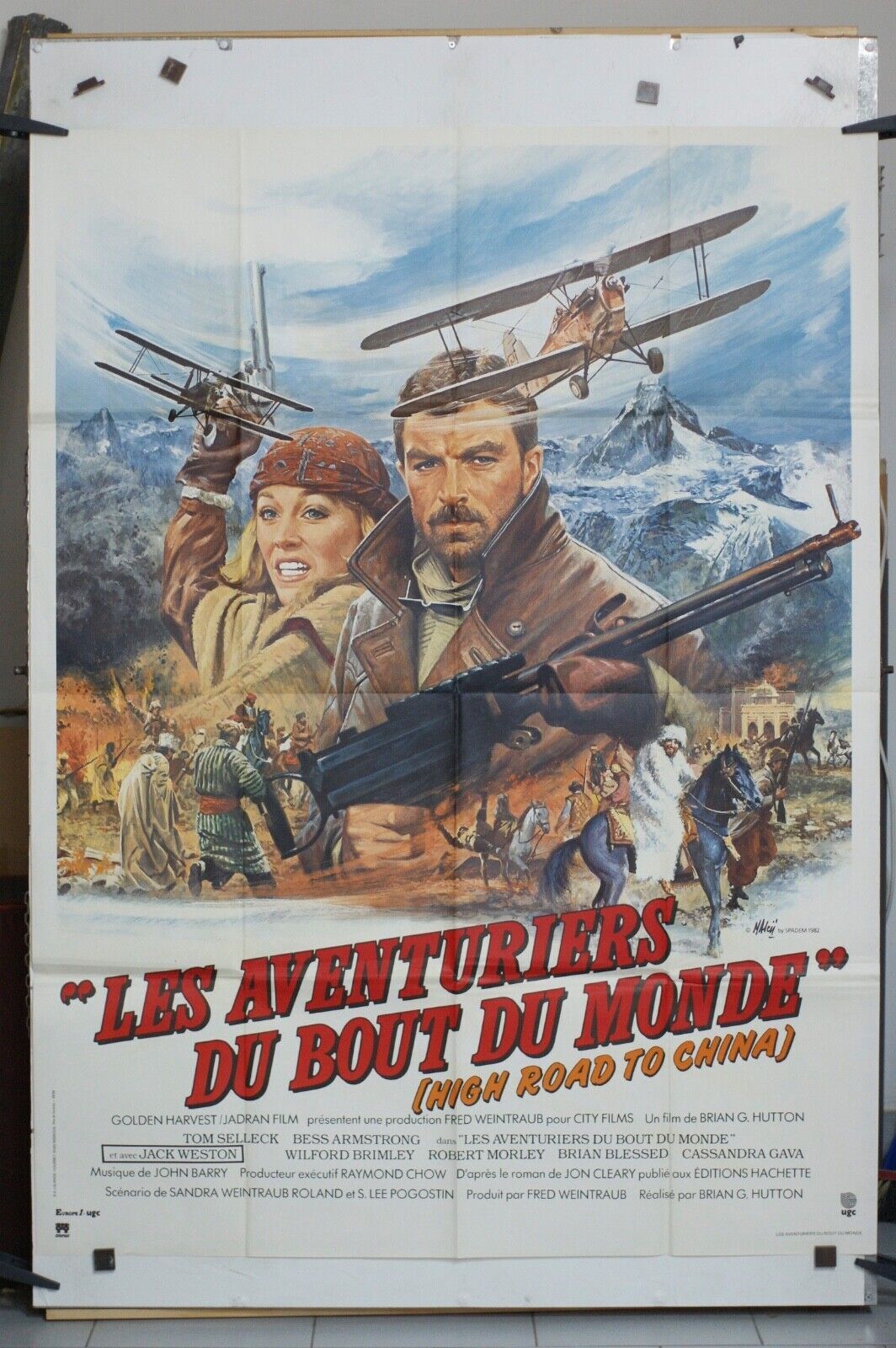 LES AVENTURIERS DU BOUT DU MONDE ORIGINAL MOVIE POSTER 120x160