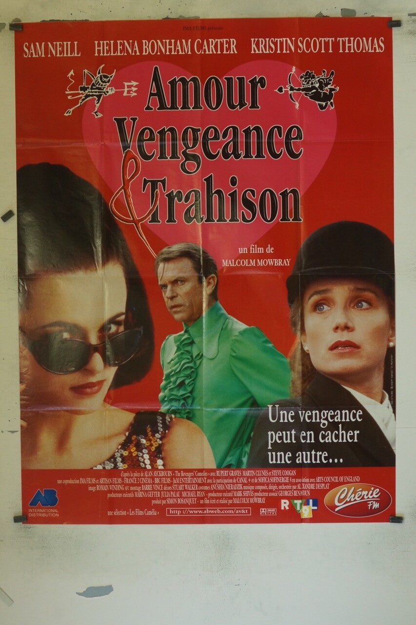 AMOUR VENGEANCE TRAHISON 120X160 ORIGINAL POSTER SAM NEILL