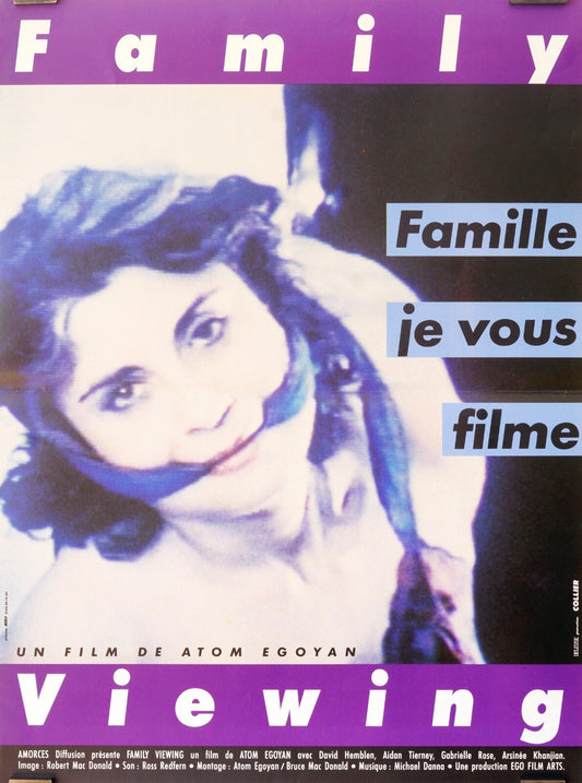 FAMILY VIEWING - FAMILLE JE VOUS FILME (French Version) ORIGINAL 40x60