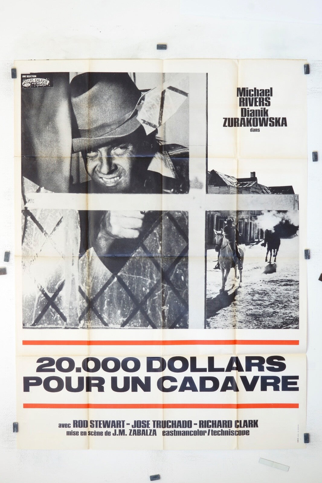 20 000 DOLLARS POUR UN CADAVRE MICHAEL RIVERS ORIGINAL MOVIE POSTER 120x160