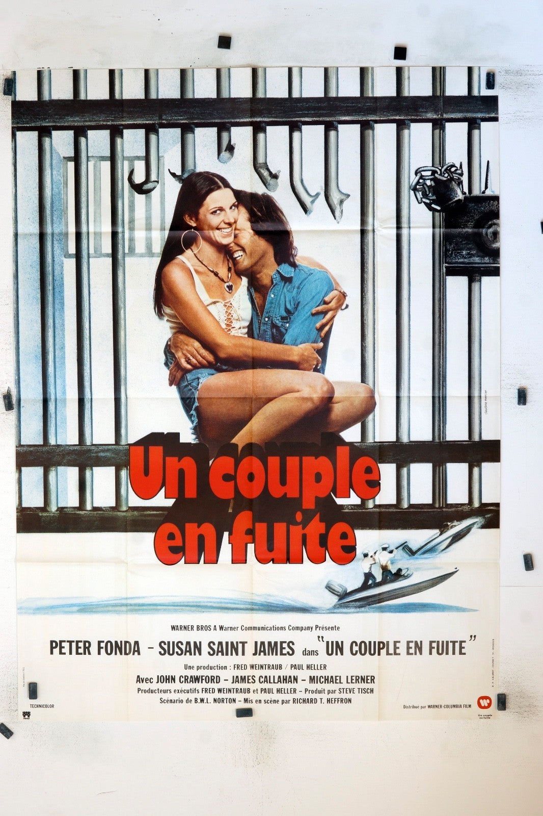 UN COUPLE EN FUITE PETER FONDA MOVIE POSTER  120x160
