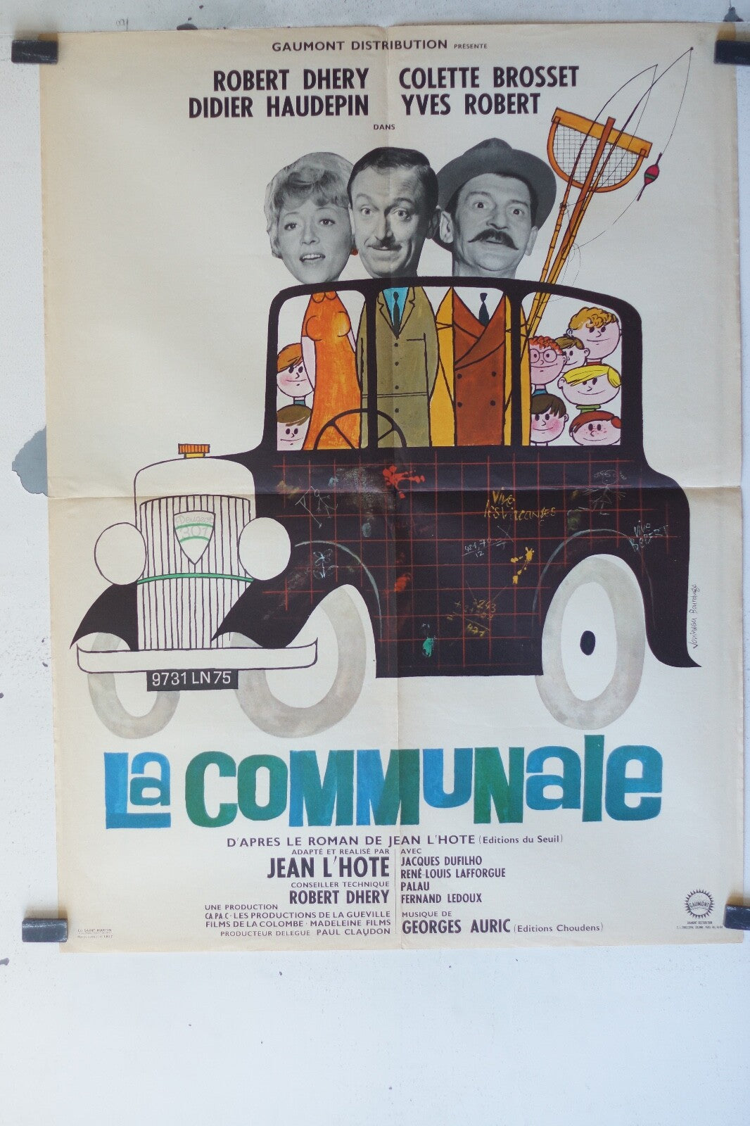 COMMUNALE (LA) Movie poster ORIGINAL 60x80 Robert Dhéry , Yves Robert ,