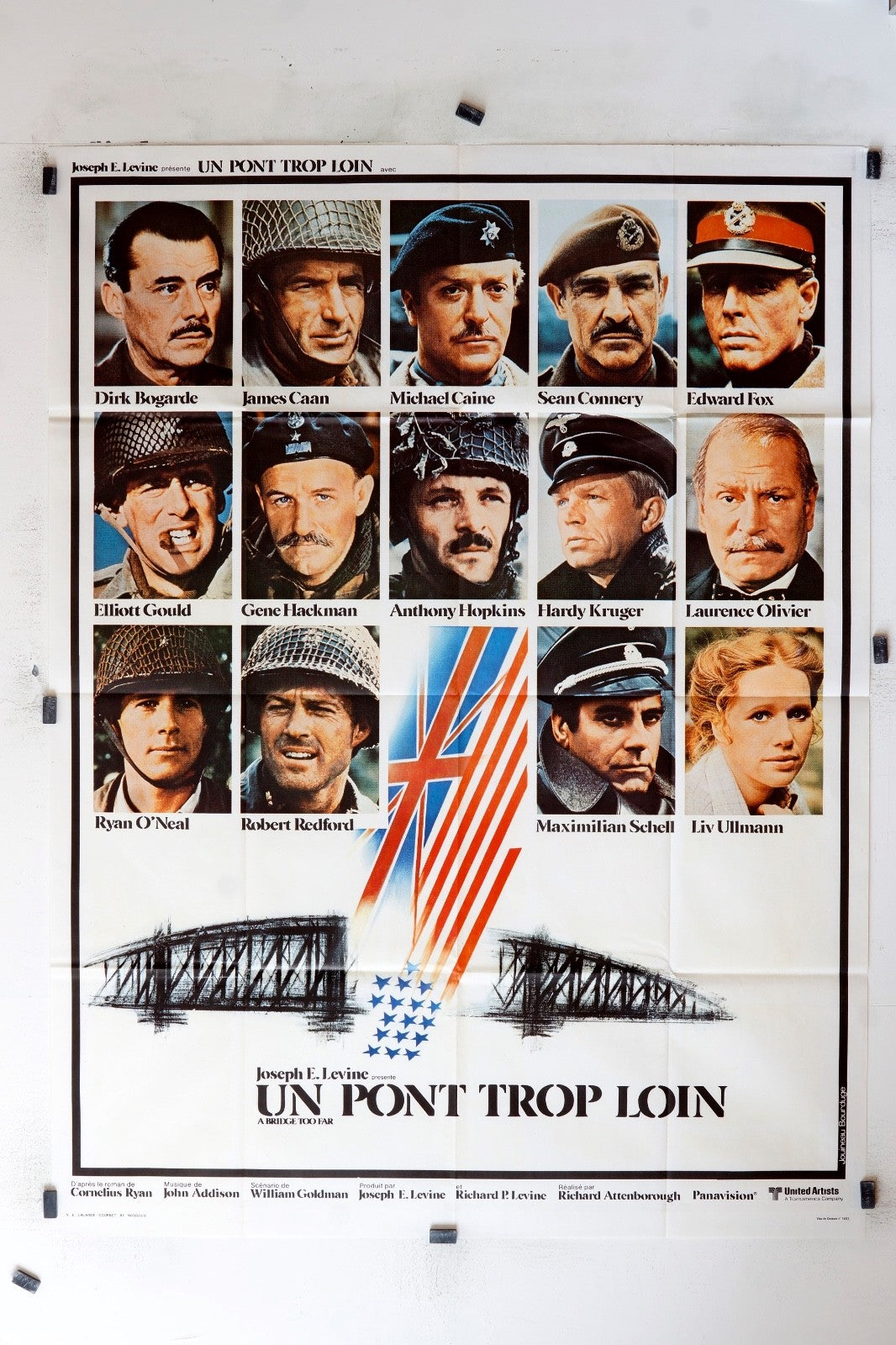 UN PONT TROP LOIN DIRK BOGARDE MOVIE POSTER ORIGINAL 120x160
