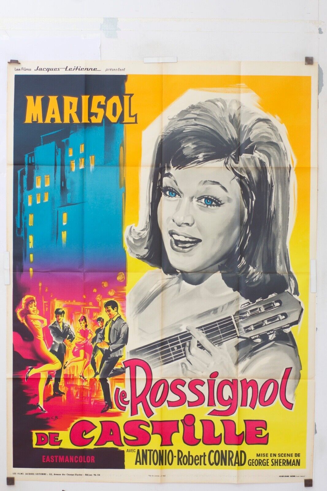 LE ROSSIGNOL DE CASTILLE MOVIE POSTER ORIGINAL 120x160 MARISOL
