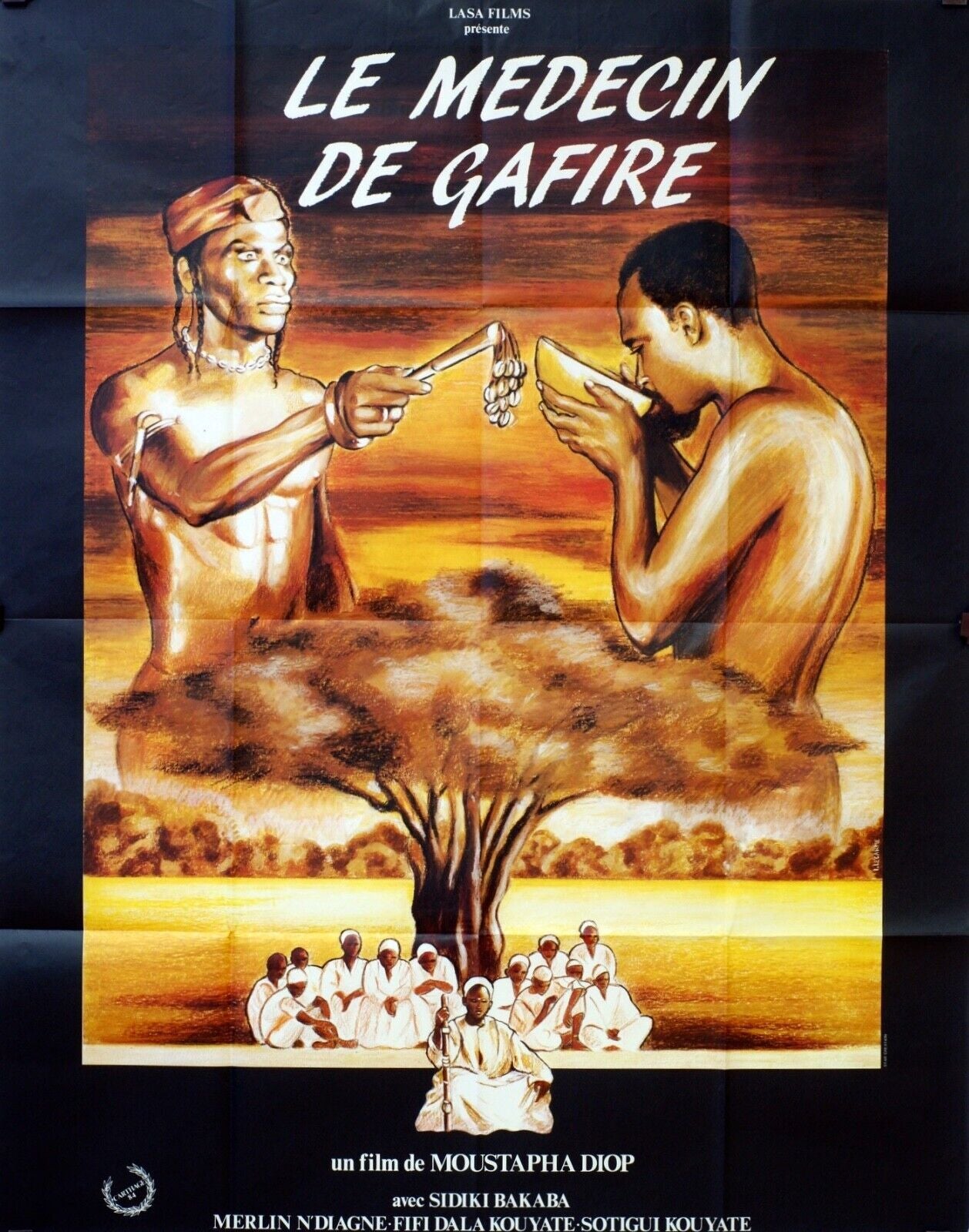 LE MEDECIN GAFIRE ORIGINAL MOVIE POSTER 120x160 SIDIKI BAKABA