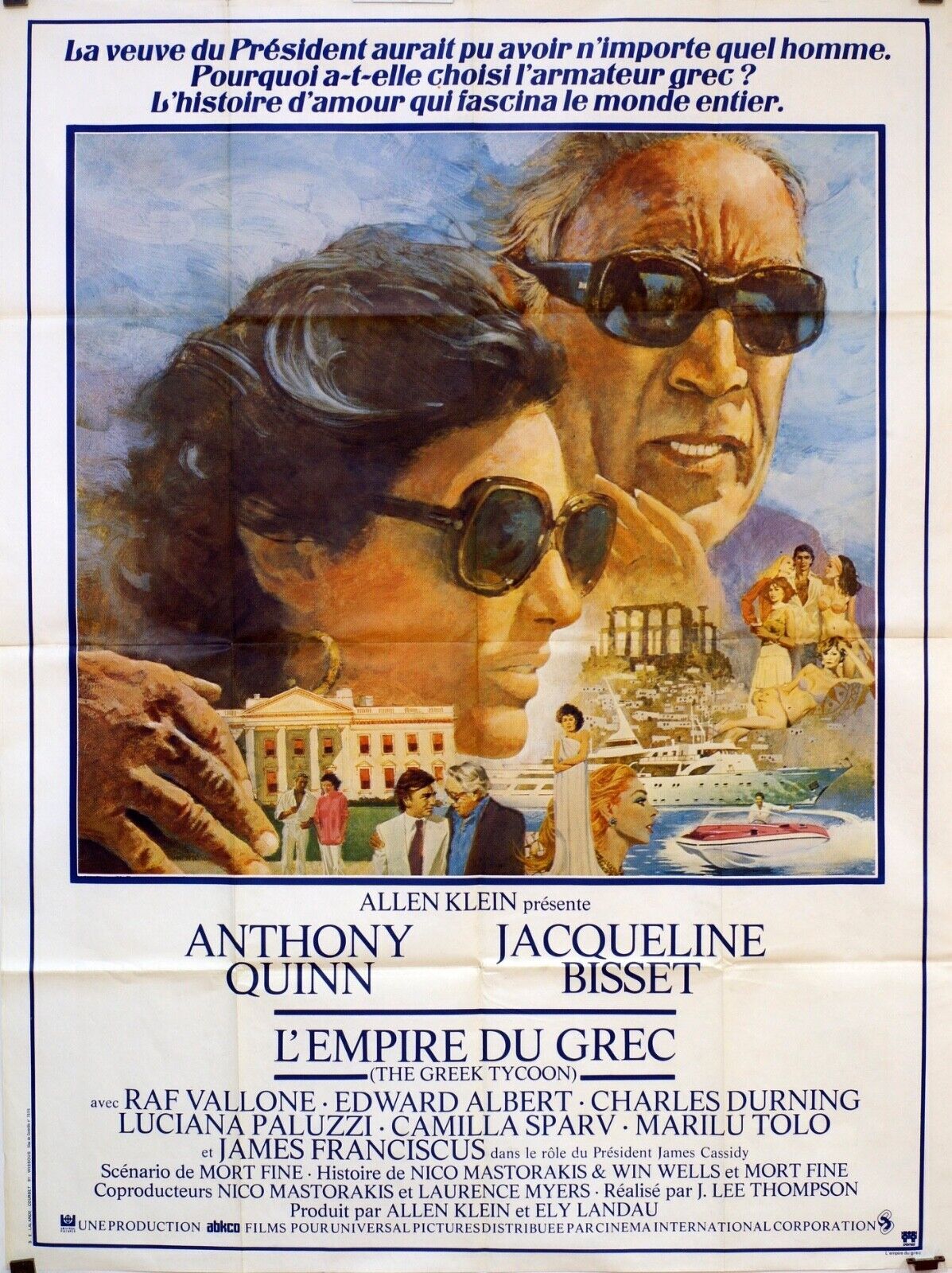 L’EMPIRE DU GREC MOVIE POSTTER  ORIGINAL 120x160 ANTHONY QUINN