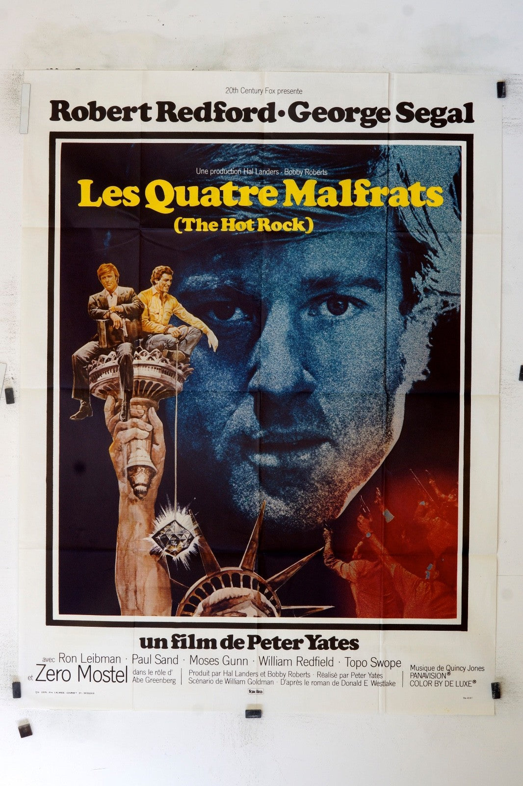 LES QUATRE MALFRATS ROBERT REDFORD MOVIE POSTER ORIGINAL 120x160