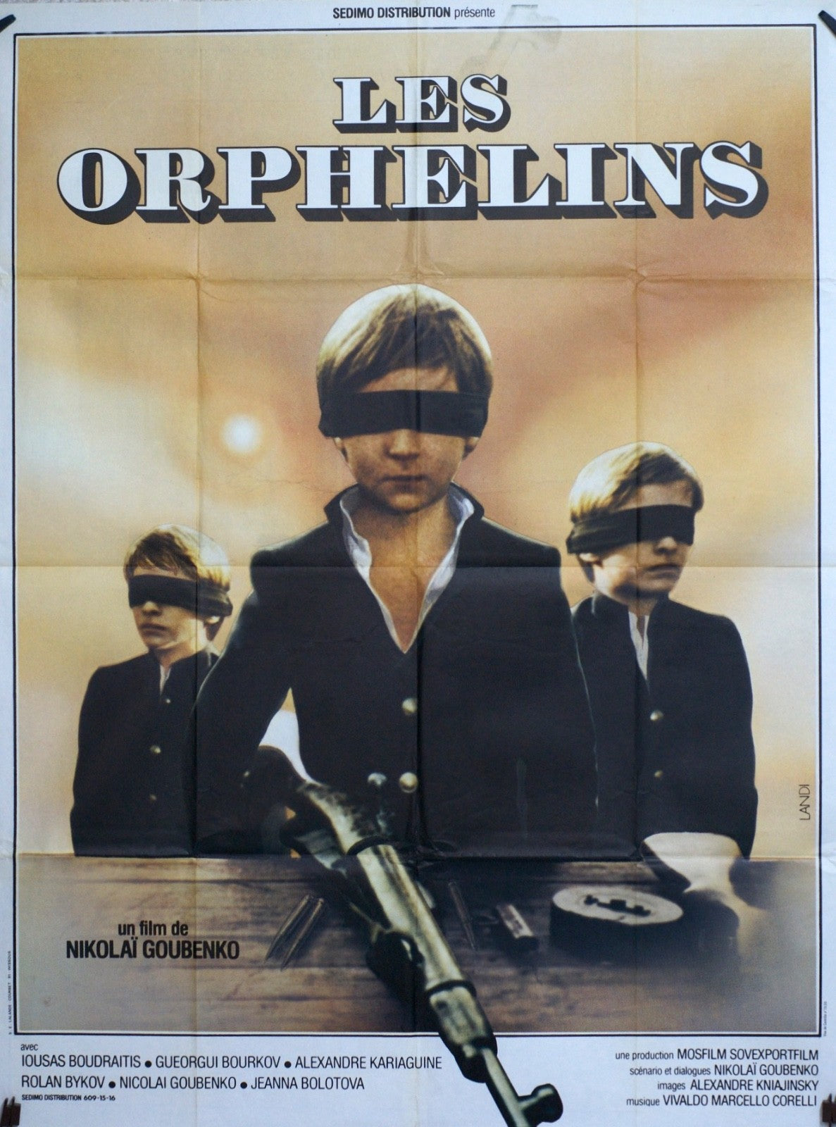 LES ORPHELINS IOUSAS BOUDRAITIS MOVIE POSTER ORIGINAL 120x160