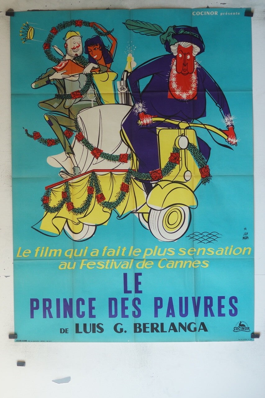 PRINCE DES PAUVRES (LE) MOVIE POSTER ORIGINAL 120x160 José Luis Lopez Vazquez