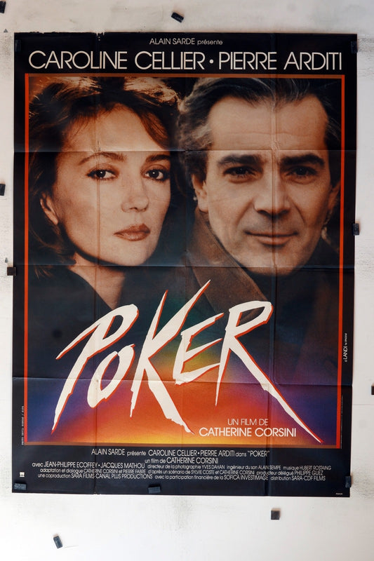 POKER CAROLINE CELLIER MOVIE POSTER ORIGINAL 120x160