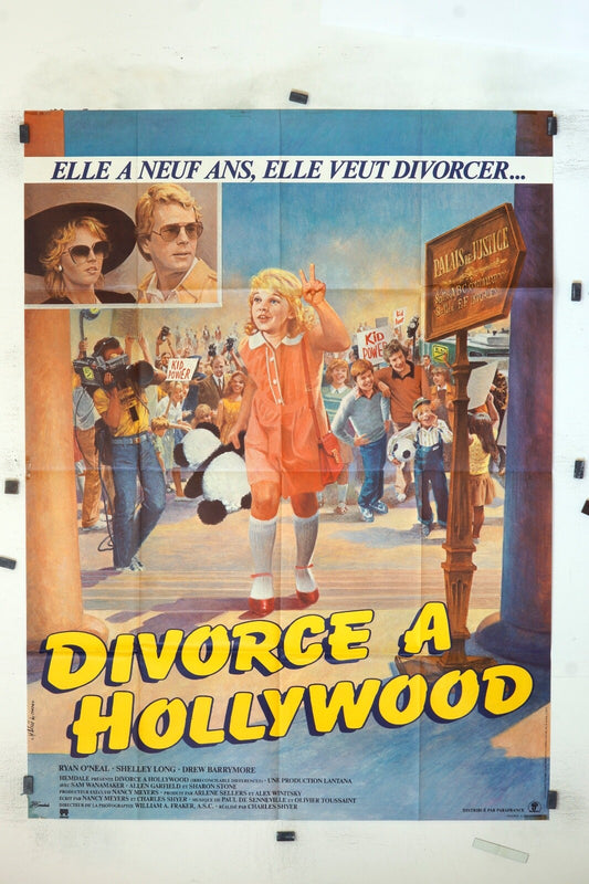 DIVORCE A HOLLYWOOD RYAN O’NEAL ORIGINAL MOVIE POSTER 120x160