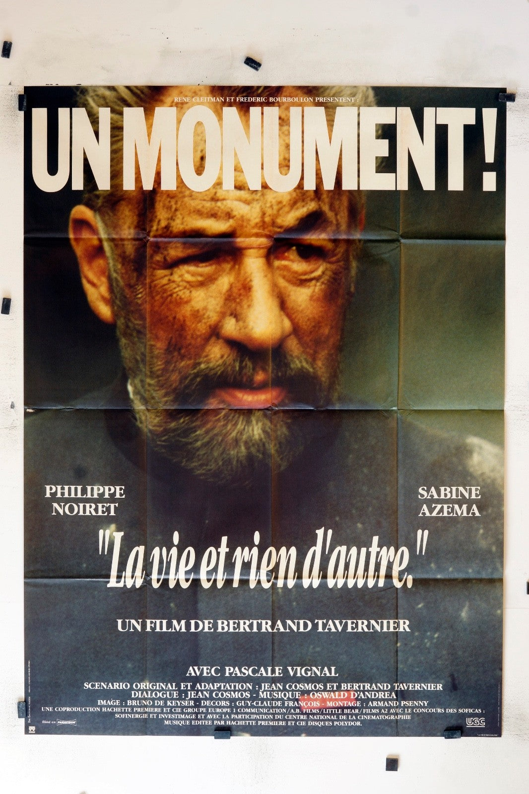 LA VIE ET RIEN D’AUTRE PHILIPPE NOIRET MOVIE POSTER ORIGINAL 120x160