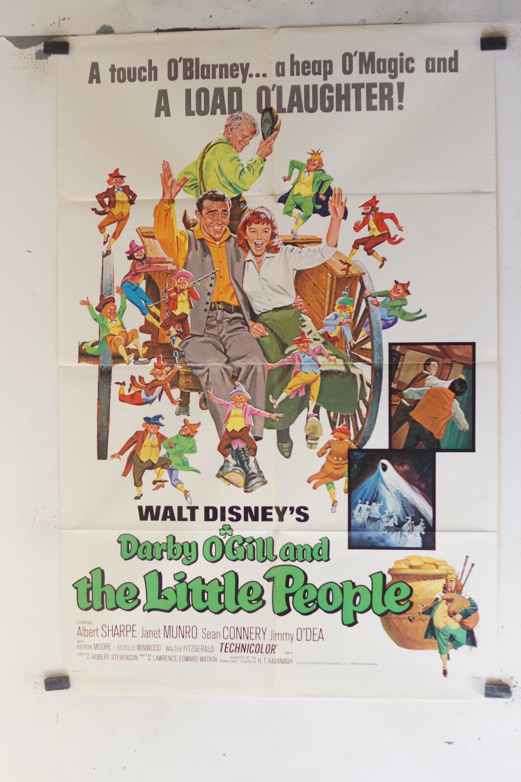 THE LITTLE PEOPLE (70X100) ORIGINAL MOVIE POSTER ALBERT SHARPE -JANET MUNRO