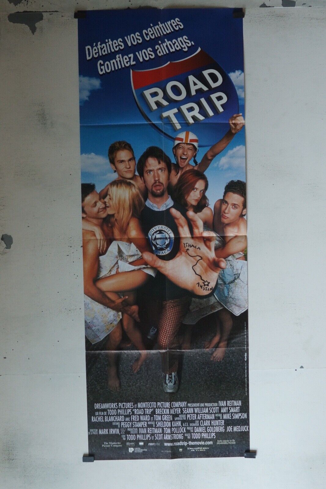 ROAD TRIP  POSTER ORIGINAL 60x160 FRED WARD