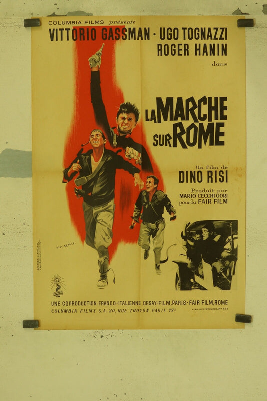 LA MARCHE SUR ROME ORIGINAL (60X80) VITTORIO GASSMAN