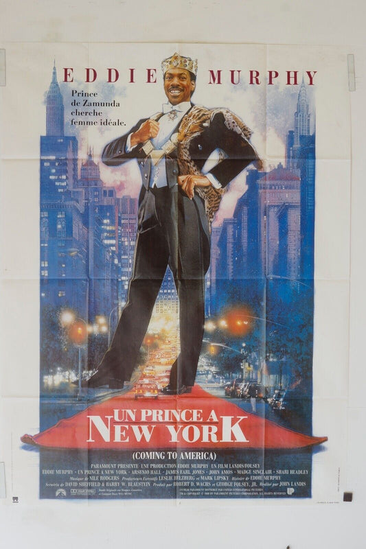 UN PRINCE A NEW YORK MOVIE POSTER ORIGINAL 120x160 EDDIE MURPHY