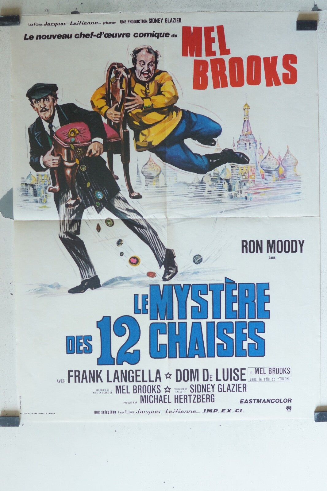 MYSTERE DES 12 CHAISES (LE) MOVIE POSTER (60x80) Ron Moody , Frank Langella