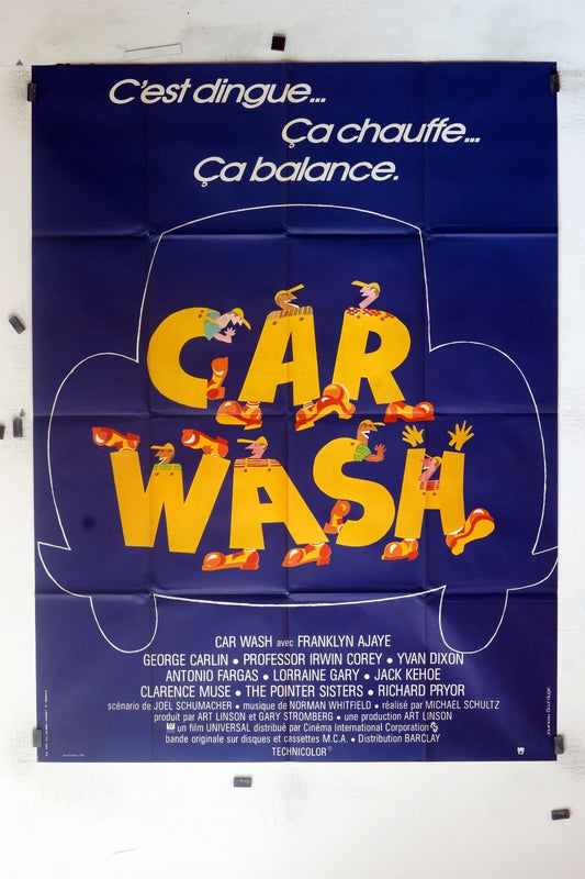 CAR WASH FRANKLYN ALAJE MOVIE POSTER ORIGINAL (120x160)