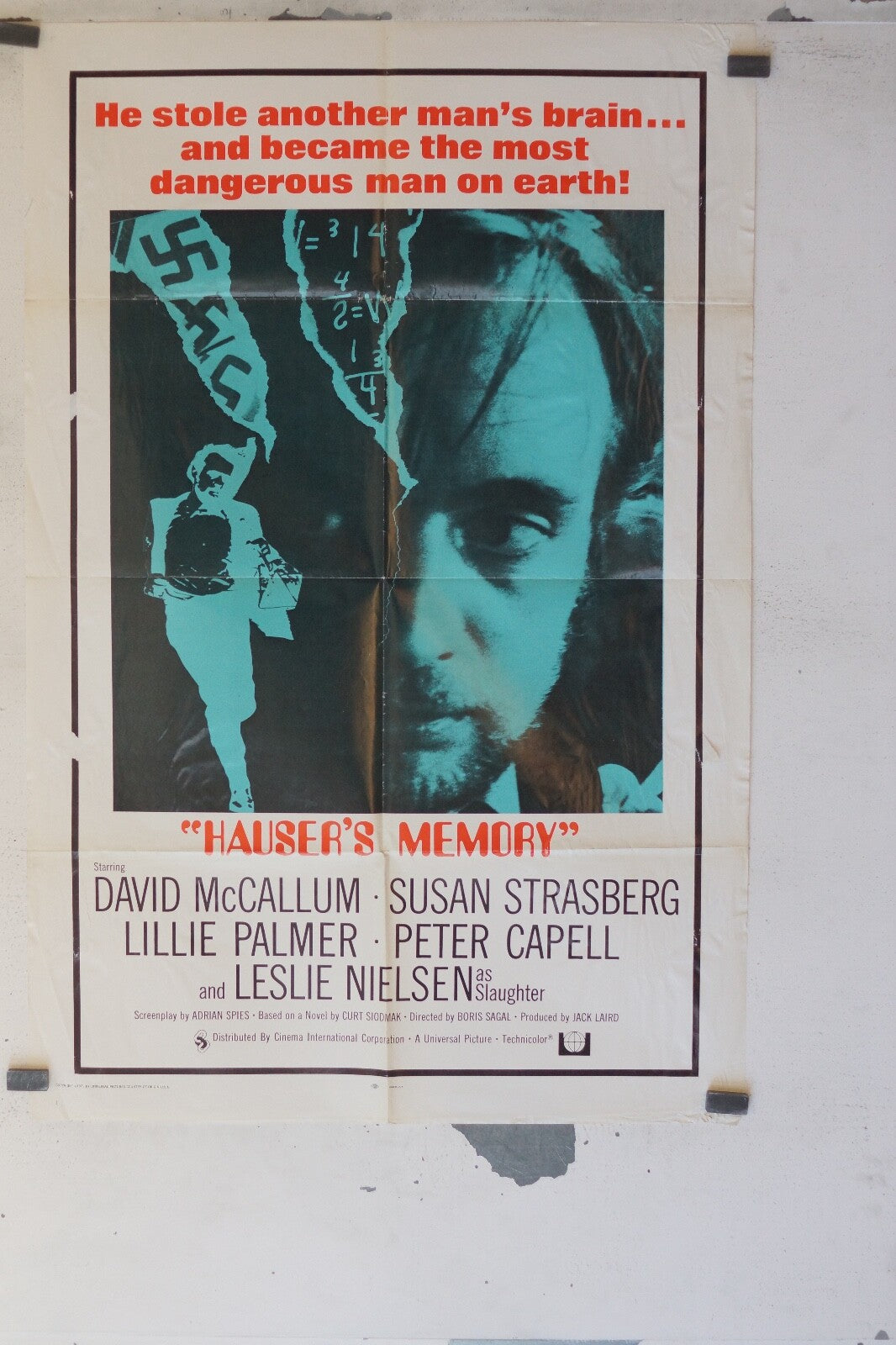 HAUSER’S MEMORY (70X100) ORIGINAL MOVIE POSTER DAVID MC CALLUM – SUSAN STRASBER