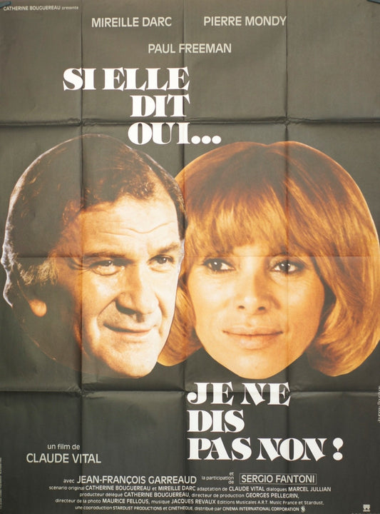 SI ELLE DIT OUI… MIREILLE DARC MOVIE POSTER ORIGINAL (120X160)