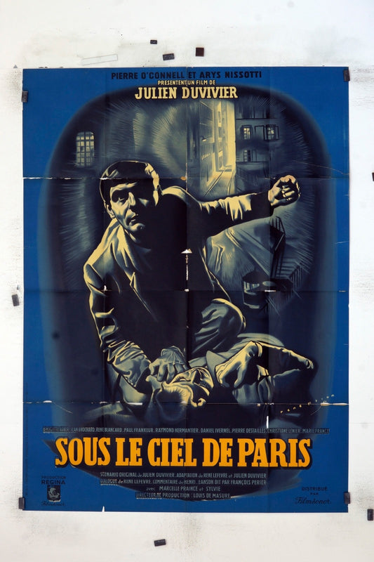 SOUS LE CIEL DE PARIS JEAN DUVIVIER MOVIE POSTER ORIGINAL 120x160