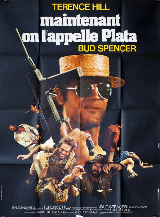 MAINTENANT ON L’APPELLE PLATA TERENCE HILL MOVIE POSTER ORIGINAL 120x160