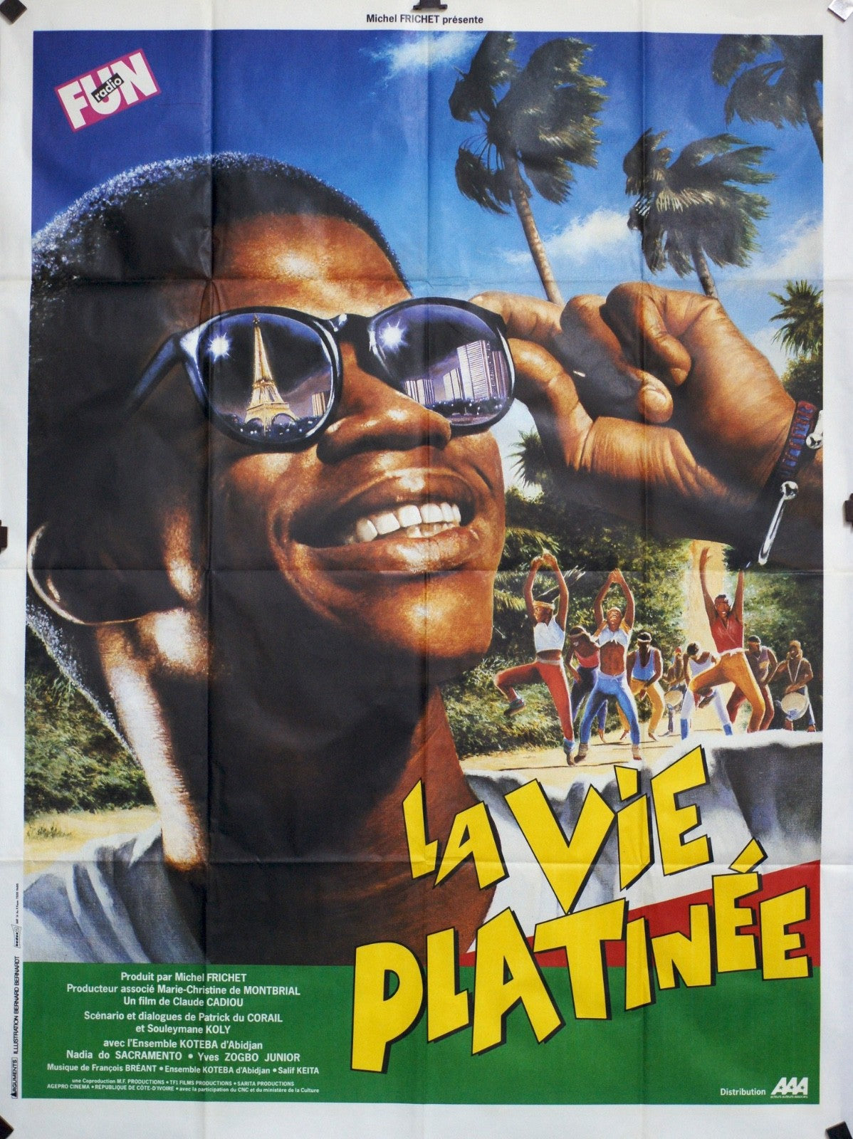 LA VIE PLATINÉE  MICHEL FRICHET MOVIE POSTER ORIGINAL 120x160