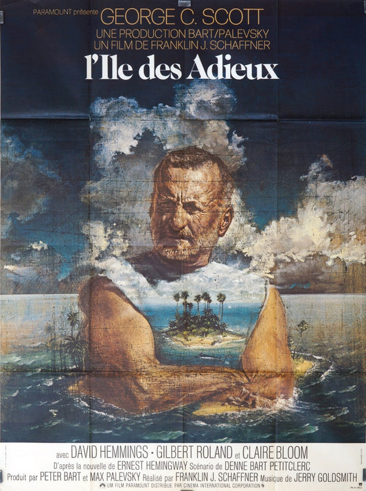 L’ILE DES ADIEUX movie poster original (120x160)  GEORGE C.SCOTT