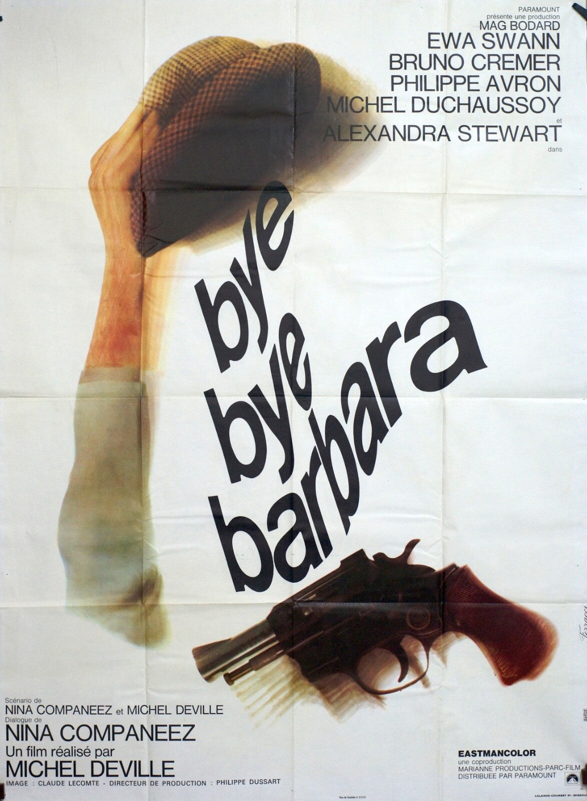 BYE BYE BARBARA POSTER ORIGINAL 120x160 EWA SWANN