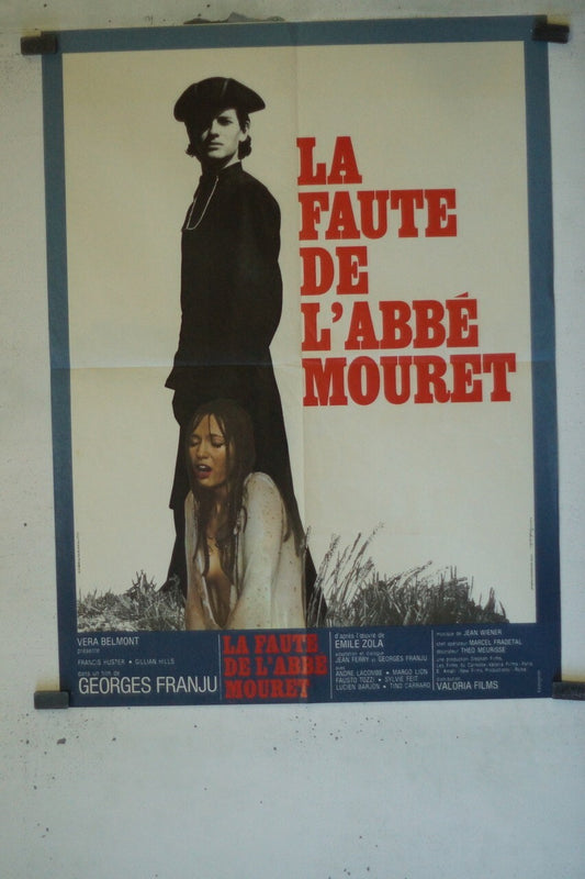 LA FAUTE DE L’ABBÉE MOURET MOVIE POSTER ORIGINAL (60X80) ANDRÉ LACOMBE – MARGO