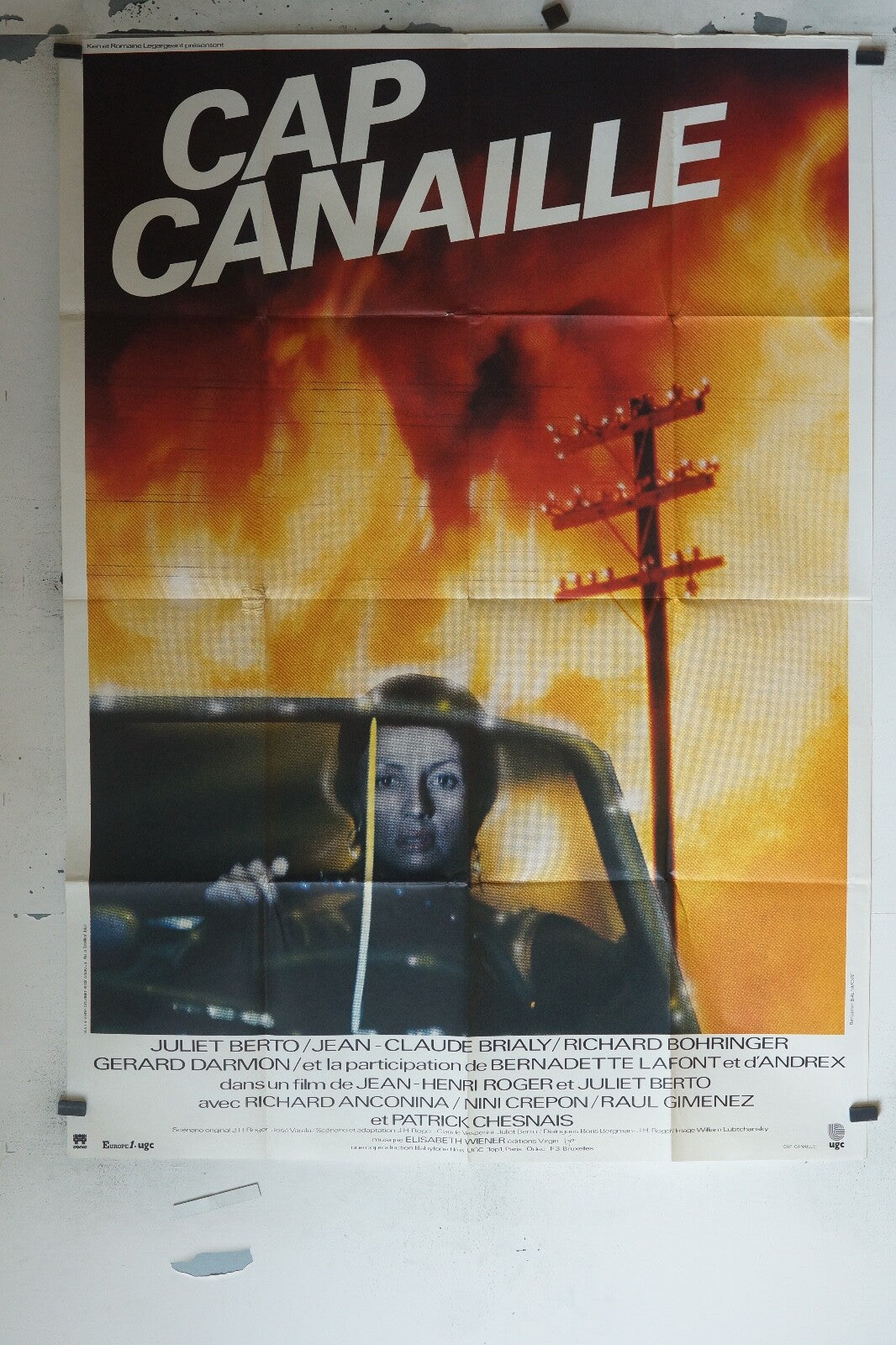 CAP CANAILLE ORIGINAL MOVIE POSTER 120x160 JULIET BERTO